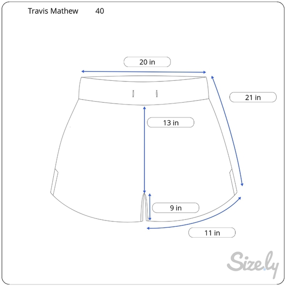Travis Mathew Board Shorts Size 40 - Picture 14 of 14